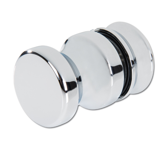 5042rbs Shower Door Knob With Rubber Buffer On One Side The