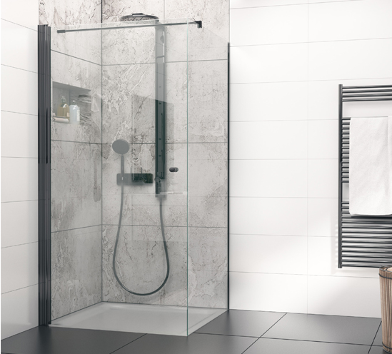 Matt Black Aqua Shower Door Hinge For 8mm Glass The Wholesale