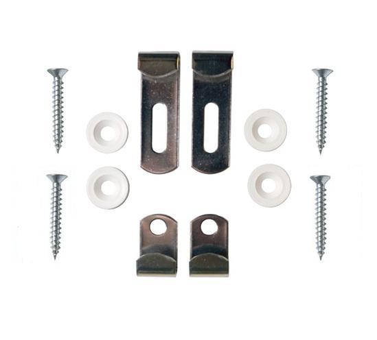 Stainless Steel Adjustable Mirror Clips The Whole Glass Company Stainless Steel Adjustable Mirror Clips
