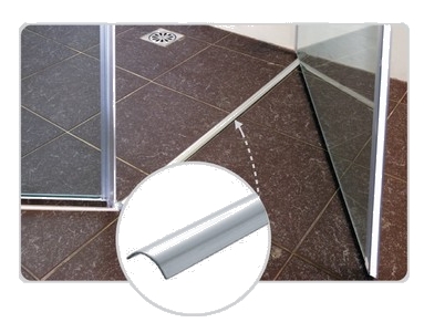Shower Door Threshold In Stainless Steel The Wholesale Glass Company