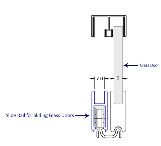 Slide Rail For Sliding Glass Doors The Whole Company - Sliding Glass Door Plan View Slide Rail For Sliding Glass Doors The Whole Company - Sliding Glass Door Plan View