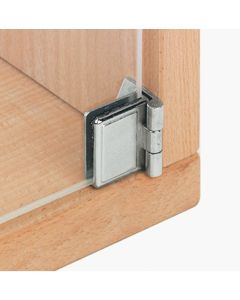 1604 Inset Glass Door Corner Clamping Hinge