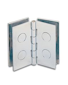 1646 Glass to Glass Door Hinge 180° for Showcase Doors (60 x 60mm)