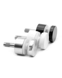 Glass Adapter with Threaded Stud 30mm Ø - 15mm Mounting Distance