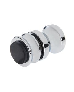 5042RBS Shower Door Knob with Rubber Buffer on One Side