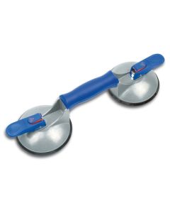 VERIBOR 602.40BL Aluminium Suction Lifter with Vacuum Guage - 2 Cup