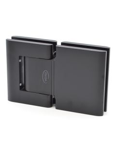 Colcom Biloba 8015BTJC Black Glass to Glass Self Closing Door Hinge for Saunas, Steam Baths and External Doors