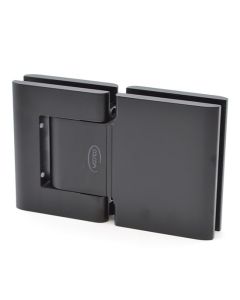 Colcom Matt Black Biloba 8015BTJC62 Glass to Glass Self Closing Door Hinge for External Doors