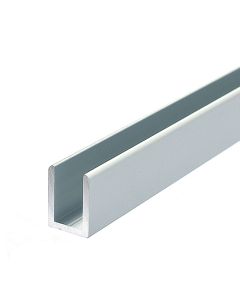 Anodised U Channel for 6mm Glass Shower Screens