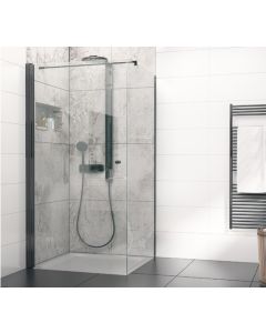 Matt Black Aqua Shower Door Hinge for 8mm Glass