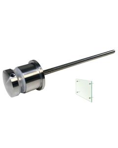Juliette Balcony Glass Adapter with Threaded Stud - Model 0748