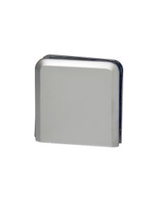 CRL BGCU1 Bevelled Style Shower Panel U-Clamp | BGCU1SC - Satin Chrome