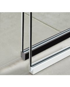 Colcom P25E  Beaded Glass Partition Channel Kit - 2900mm