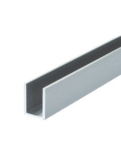 Brushed Nickel U Channel for 10mm Glass Shower Screens