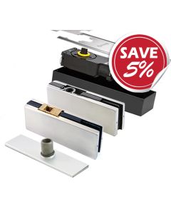 CASMA Floor Spring Single Glass Door Kit