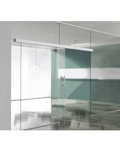 Colcom FLUIDO+ 70 Single Glass Sliding Door Kit - Glass Mounting