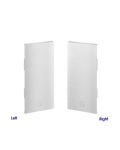 Q-railing End Caps for Easy Glass Pro Fascia Mount Base Channel