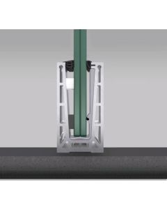 Q-railing Easy Glass Pro Top Mount Base Channel Profile Set - 2500mm