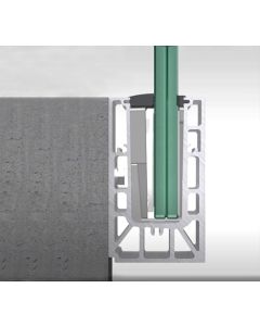 Q-railing Easy Glass Smart Fascia Mount Base Channel Profile Set - 2500mm
