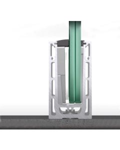 Q-railing Easy Glass Smart Top Mount Base Channel Profile Set - 2500mm