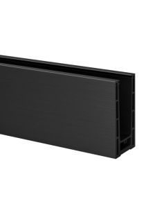Q-railing Easy Glass Prime Black Top Mount Base Channel Profile