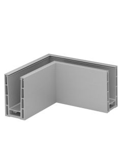 Q-railing Easy Glass Prime Top Mount 90° Connector Balustrade Base Channel