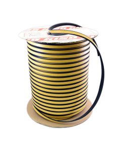 KISO EPDM 'Dry Glaze' Profile Tape 10 x 4mm - 125m Black