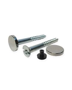 Chrome Flat Head Mirror Screws
