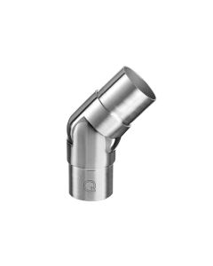 Handrail Tube Adjustable Flush Circular Connector - 0°- 70°
