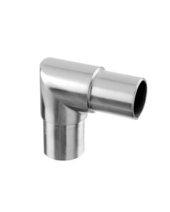 Handrail Tube Flush Fitting Connector - 90° Corner