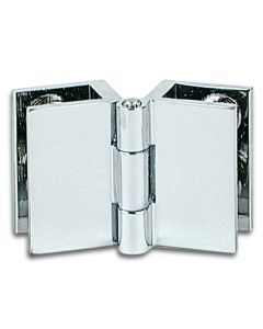 1676 Glass Door Hinge for Inset Doors - Non Drill (33 x 25mm)