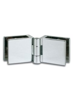 1680 Glass Door Hinge for Inset Doors - Non Drill (57 x 25mm)