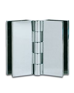 1684 Glass Door Hinge for Inset Doors - Non Drill (57 x 60mm)