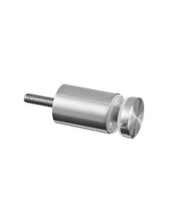 Glass Adapter with Threaded Stud 30mm Ø - 50mm Mounting Distance