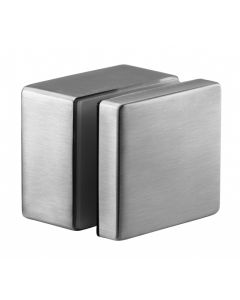 Square Glass Adapter with Threaded Stud 58 x 58mm - 30mm Mounting Distance