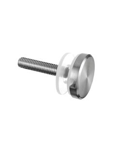 30mm Ø Glass Adapter with 50mm M8 Threaded Stud
