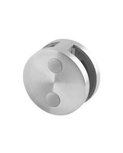 Square Satin Stainless Steel Glass Clamps