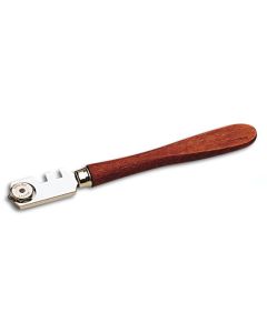 Silberschnitt 100.0 Glass Cutter with Six Steel Wheels - Wooden Handle