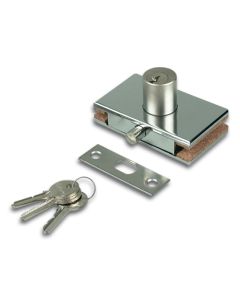 1958 Glass Door Lock with Key Retaining Function