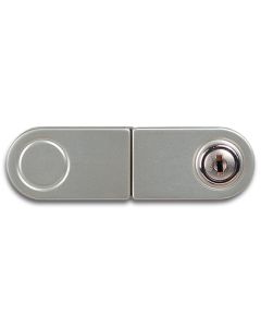 1954 Glass Cabinet Door Lock with Strike and Cylinder (Double Doors)