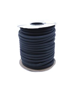 KISO "D" Profile EPDM Draught Proofing Weatherstrip 12 x 10mm - 70m - Black