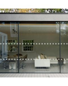 Frosted Dot Glass Manifestation Safety Stickers