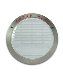 Brushed Aluminium Melaphone Speech Panel - Model 1002