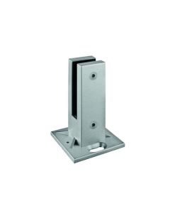 Square Floor Mounted Spigot Glass Clamp - Model 62.0