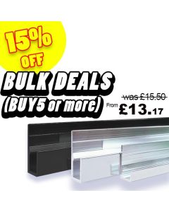 5x Aluminium J Channels