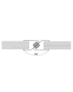 Magnetic Shower Seals 180° for Glass to Glass Applications