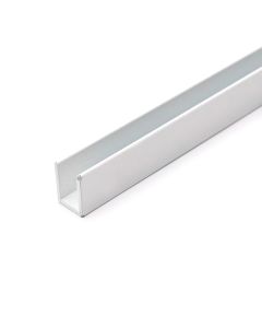 White U Channel for 10mm Glass Shower Screens