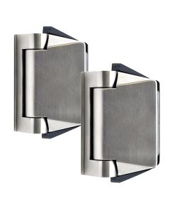 POLARIS 125WS Glass to Wall/Square Post Self Closing Glass Gate Hinge Set