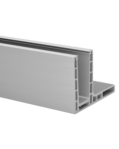 Q-railing Easy Glass Prime F Top Mount Base Channel Profile Set - 5000mm