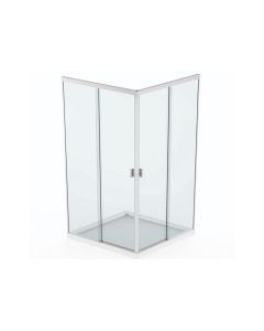 Colcom PIUMA D15E00 Corner Shower Glass Sliding Door Kit